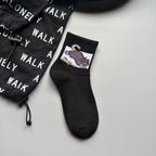 2022 New Fashion Cartoon Patterned Short Funny Cotton Socks Cute Animal Dinosaur Socks For Ladies Funny College Wind Concise Socks For Men And Women Stevvex