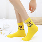 2022 New Fashion Cartoon Patterned Short Funny Cotton Socks Cute Animal Dinosaur Socks For Ladies Funny College Wind Concise Socks For Men And Women Stevvex