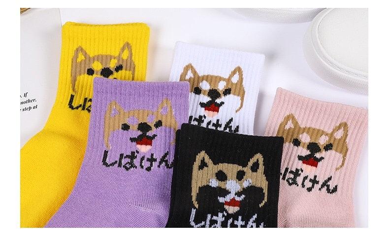 2022 New Fashion Cartoon Patterned Short Funny Cotton Socks Cute Animal Dinosaur Socks For Ladies Funny College Wind Concise Socks For Men And Women Stevvex