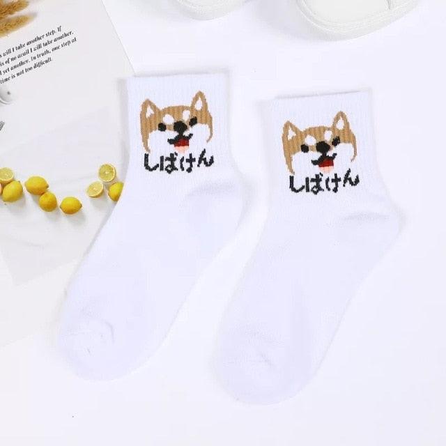 2022 New Fashion Cartoon Patterned Short Funny Cotton Socks Cute Animal Dinosaur Socks For Ladies Funny College Wind Concise Socks For Men And Women Stevvex