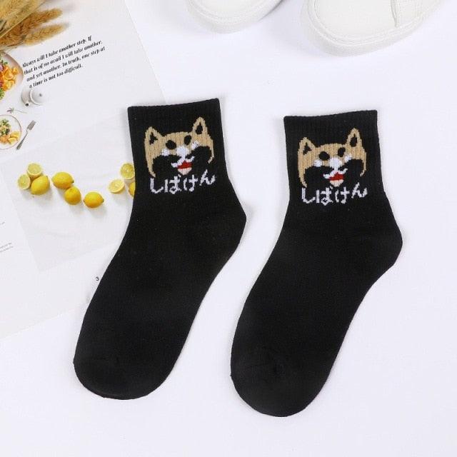 2022 New Fashion Cartoon Patterned Short Funny Cotton Socks Cute Animal Dinosaur Socks For Ladies Funny College Wind Concise Socks For Men And Women Stevvex