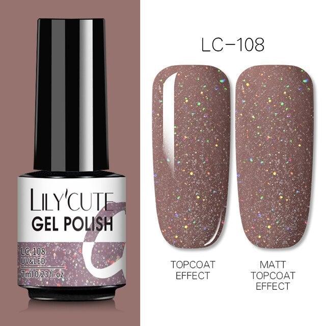 2022 New Fashion Purple Womens Nail Gel 7ml Permanent UV LED Base Matte Glossy Luxury Colorful Effect Nail Gel for Women and Girls Stevvex