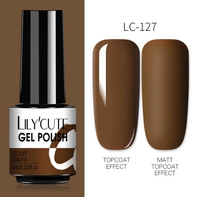 2022 New Fashion Purple Womens Nail Gel 7ml Permanent UV LED Base Matte Glossy Luxury Colorful Effect Nail Gel for Women and Girls Stevvex