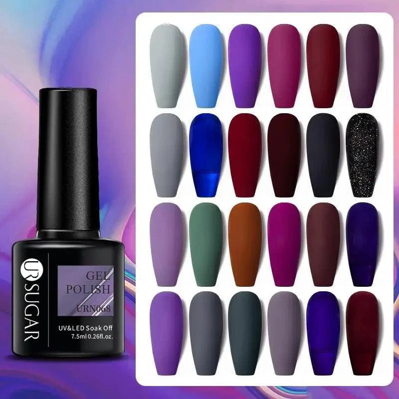TREND Matte 7.5ML Nail Gel Polish Base Matte Coat UV LED Home Manicure Luxury Matte Design Luxury Nail Gel For Womens and Girls Stevvex