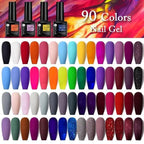 TREND Matte 7.5ML Nail Gel Polish Base Matte Coat UV LED Home Manicure Luxury Matte Design Luxury Nail Gel For Womens and Girls Stevvex