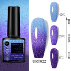 2022 NEW Purple Gel Nail Polish UV Color Changing Gel Nail Polish Stylish Three Layer Effect For Womens Stevvex
