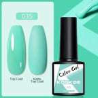 Spring Summer Nail Gel Polish Colorful UV LED Diamond Stylish Glossy and Matte Fashion Design For Womens Stevvex