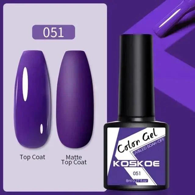 Spring Summer Nail Gel Polish Colorful UV LED Diamond Stylish Glossy and Matte Fashion Design For Womens Stevvex