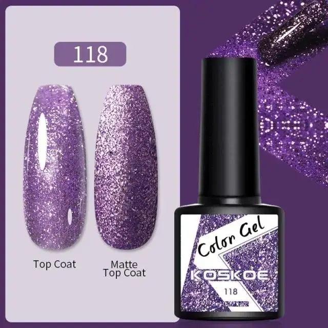 Spring Summer Nail Gel Polish Colorful UV LED Diamond Stylish Glossy and Matte Fashion Design For Womens Stevvex