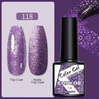 Spring Summer Nail Gel Polish Colorful UV LED Diamond Stylish Glossy and Matte Fashion Design For Womens Stevvex