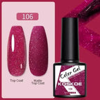 Spring Summer Nail Gel Polish Colorful UV LED Diamond Stylish Glossy and Matte Fashion Design For Womens Stevvex