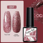 Spring Summer Nail Gel Polish Colorful UV LED Diamond Stylish Glossy and Matte Fashion Design For Womens Stevvex