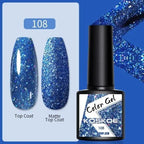 Spring Summer Nail Gel Polish Colorful UV LED Diamond Stylish Glossy and Matte Fashion Design For Womens Stevvex