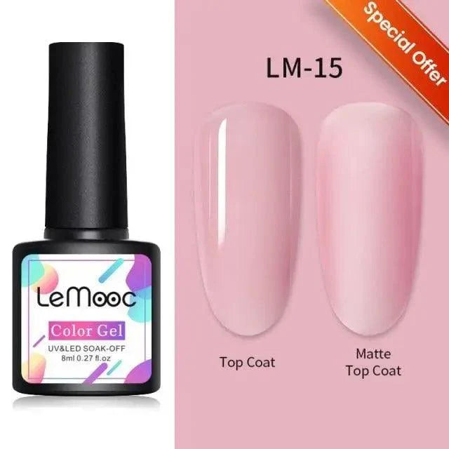 Spring Summer Nail Gel Polish Colorful UV LED Diamond Stylish Glossy and Matte Fashion Design For Womens Stevvex