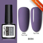 Spring Summer Nail Gel Polish Colorful UV LED Diamond Stylish Glossy and Matte Fashion Design For Womens Stevvex