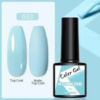 Spring Summer Nail Gel Polish Colorful UV LED Diamond Stylish Glossy and Matte Fashion Design For Womens Stevvex