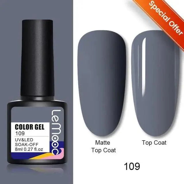 Spring Summer Nail Gel Polish Colorful UV LED Diamond Stylish Glossy and Matte Fashion Design For Womens Stevvex