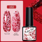 Spring Summer Nail Gel Polish Colorful UV LED Diamond Stylish Glossy and Matte Fashion Design For Womens Stevvex