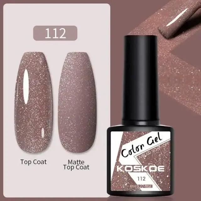 Spring Summer Nail Gel Polish Colorful UV LED Diamond Stylish Glossy and Matte Fashion Design For Womens Stevvex