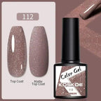 Spring Summer Nail Gel Polish Colorful UV LED Diamond Stylish Glossy and Matte Fashion Design For Womens Stevvex