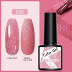 Spring Summer Nail Gel Polish Colorful UV LED Diamond Stylish Glossy and Matte Fashion Design For Womens Stevvex