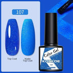 Spring Summer Nail Gel Polish Colorful UV LED Diamond Stylish Glossy and Matte Fashion Design For Womens Stevvex