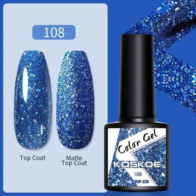 Spring Summer Nail Gel Polish Colorful UV LED Diamond Stylish Glossy and Matte Fashion Design For Womens Stevvex
