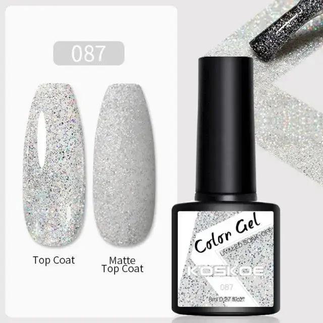 Spring Summer Nail Gel Polish Colorful UV LED Diamond Stylish Glossy and Matte Fashion Design For Womens Stevvex