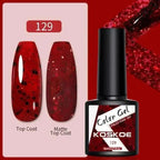 Spring Summer Nail Gel Polish Colorful UV LED Diamond Stylish Glossy and Matte Fashion Design For Womens Stevvex