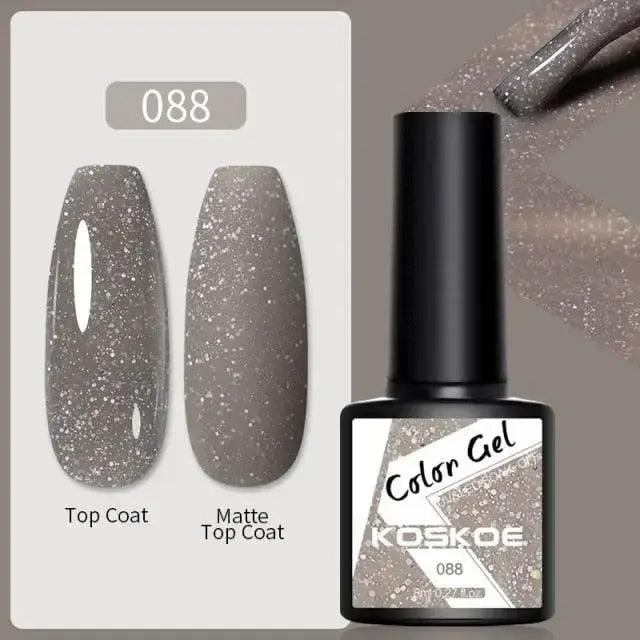 Spring Summer Nail Gel Polish Colorful UV LED Diamond Stylish Glossy and Matte Fashion Design For Womens Stevvex