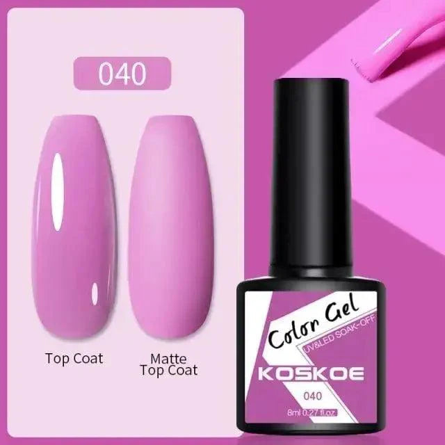 Spring Summer Nail Gel Polish Colorful UV LED Diamond Stylish Glossy and Matte Fashion Design For Womens Stevvex