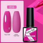 Spring Summer Nail Gel Polish Colorful UV LED Diamond Stylish Glossy and Matte Fashion Design For Womens Stevvex