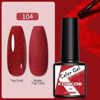 Spring Summer Nail Gel Polish Colorful UV LED Diamond Stylish Glossy and Matte Fashion Design For Womens Stevvex