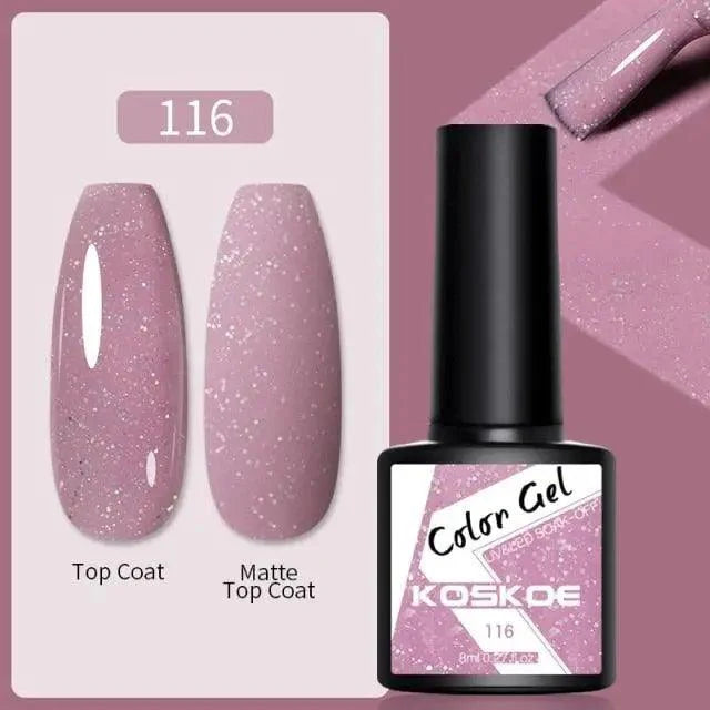 Spring Summer Nail Gel Polish Colorful UV LED Diamond Stylish Glossy and Matte Fashion Design For Womens Stevvex