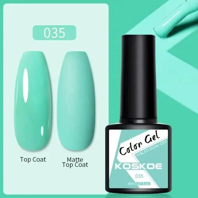 Spring Summer Nail Gel Polish Colorful UV LED Diamond Stylish Glossy and Matte Fashion Design For Womens Stevvex