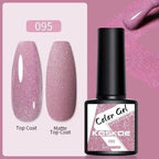 Spring Summer Nail Gel Polish Colorful UV LED Diamond Stylish Glossy and Matte Fashion Design For Womens Stevvex