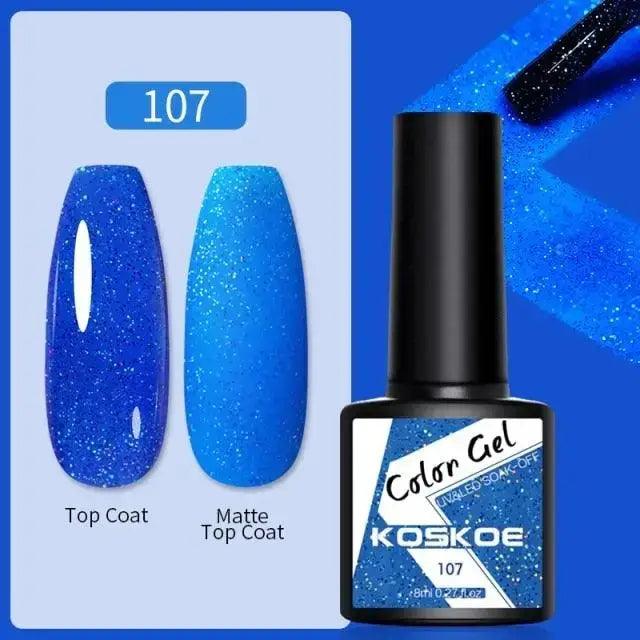 Spring Summer Nail Gel Polish Colorful UV LED Diamond Stylish Glossy and Matte Fashion Design For Womens Stevvex