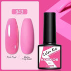 Spring Summer Nail Gel Polish Colorful UV LED Diamond Stylish Glossy and Matte Fashion Design For Womens Stevvex