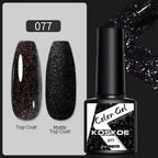 Spring Summer Nail Gel Polish Colorful UV LED Diamond Stylish Glossy and Matte Fashion Design For Womens Stevvex
