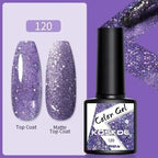 Spring Summer Nail Gel Polish Colorful UV LED Diamond Stylish Glossy and Matte Fashion Design For Womens Stevvex