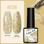 Spring Summer Nail Gel Polish Colorful UV LED Diamond Stylish Glossy and Matte Fashion Design For Womens Stevvex