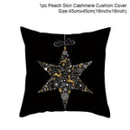2022 Santa Claus Christmas Pillowcase Decor For Home Christmas Throw Pillow Covers Decorative Snowman Santa Claus Pillow Covers Linen Cushion Cover Couch Pillow Cases Merry Christmas Ornament Xmas Gifts 45x45CM Stevvex