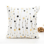 2022 Santa Claus Christmas Pillowcase Decor For Home Christmas Throw Pillow Covers Decorative Snowman Santa Claus Pillow Covers Linen Cushion Cover Couch Pillow Cases Merry Christmas Ornament Xmas Gifts 45x45CM Stevvex