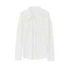 2025 Autumn Thin Women Slim Fit Point Collar Pocket Breathable Shirt New Style - SJB-DIAMOND ELITES