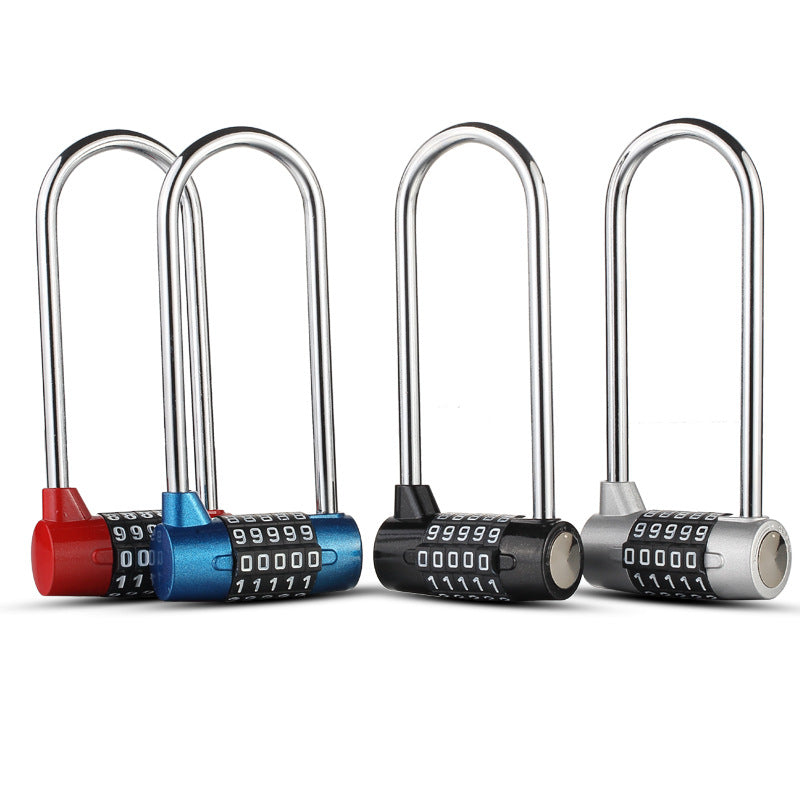 U-shaped lock door handle combination lock padlock Pi-Mart