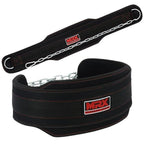 MRX Weight Lifting Nylon Dip Belt With Metal Chain Bodybuilding Gym Workout - SJB-DIAMOND ELITES
