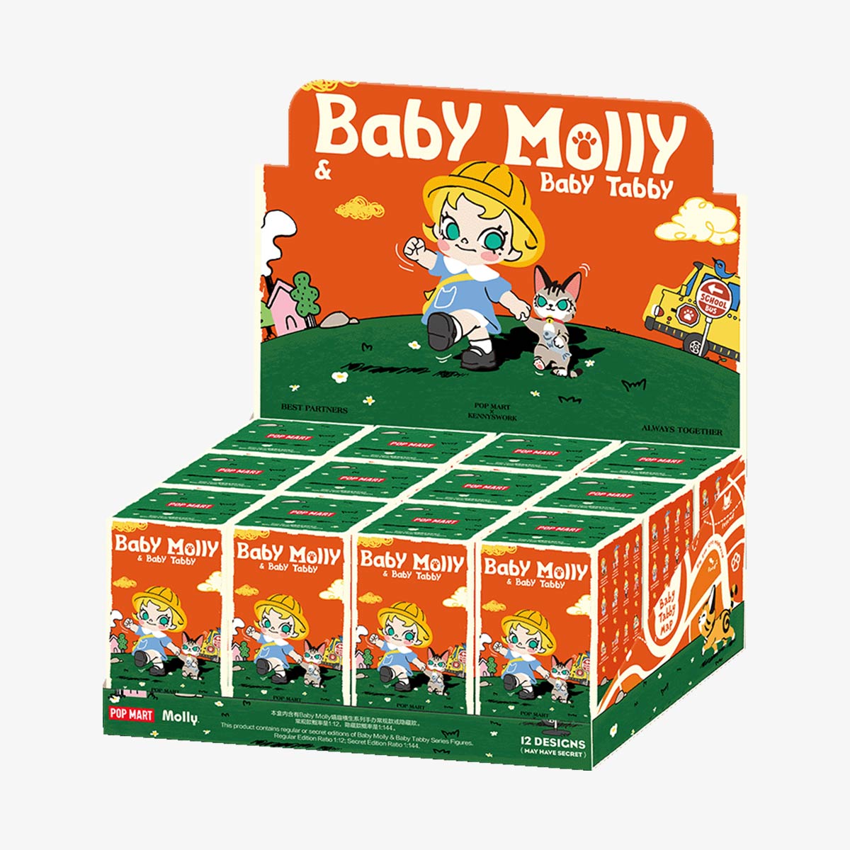 Baby Molly & Baby Tabby Series - Adorable Plush Pendant Blind Box Labubu Loot