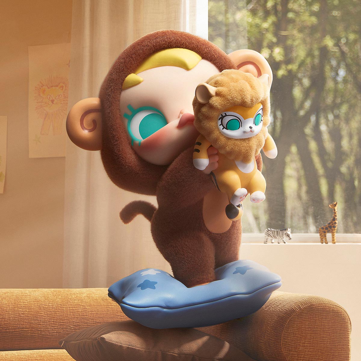 Baby Molly & Baby Tabby Series - Adorable Plush Pendant Blind Box Labubu Loot