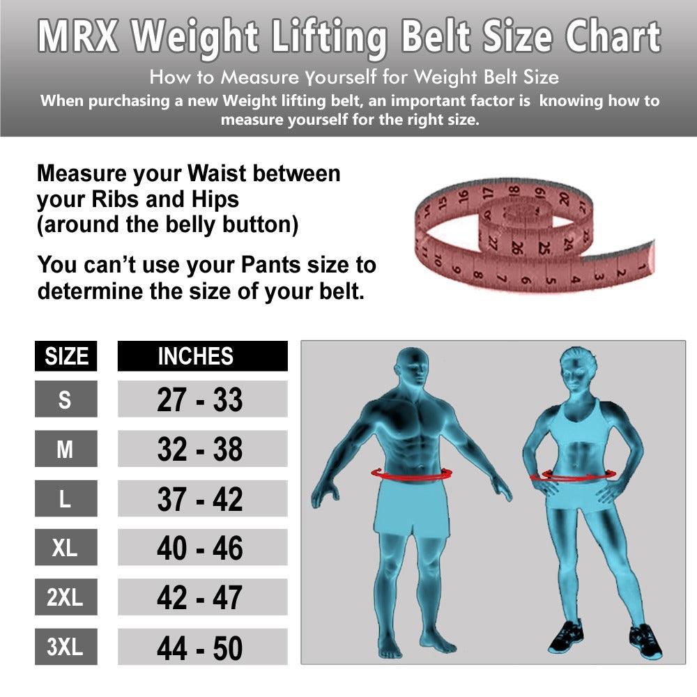 MRX Powerlifting Belts Gym Workout Leather Belt 4" Wide Unisex 10mm - SJB-DIAMOND ELITES