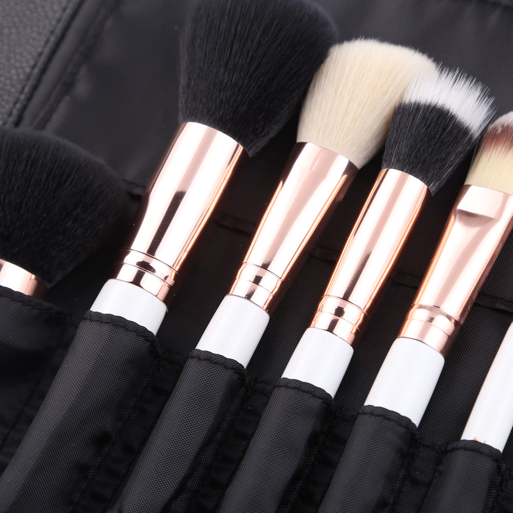Set of 15 nylon hair makeup brushes Pi-Mart